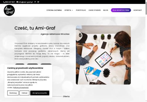 Projektowanie graficzne dla firm w Ami Graf Wrocław Projektowanie graficzne dla firm w Ami Graf Wrocław
