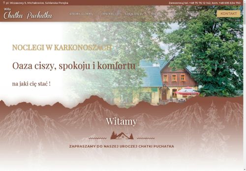 Noclegi Chatka Puchatka Karkonosze Noclegi Chatka Puchatka Karkonosze