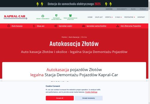 Stacja Demontażu Pojazdów oraz Sprzedaż części Stacja Demontażu Pojazdów oraz Sprzedaż części