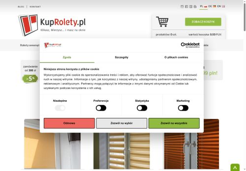 Rolety, plisy czy żaluzje bez wychodzenia z domu ! Rolety, plisy czy żaluzje bez wychodzenia z domu !