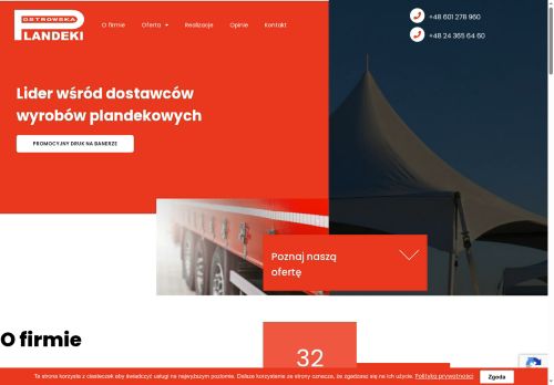 Plandeki, wydruk cyfrowy, artykuły reklamowe, Płock Plandeki, wydruk cyfrowy, artykuły reklamowe, Płock
