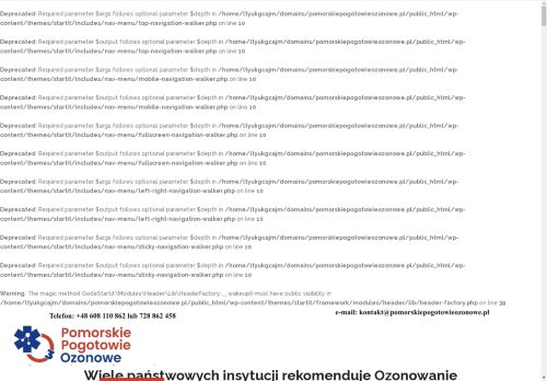 Pomorskie Pogotowie Ozonowe Pomorskie Pogotowie Ozonowe