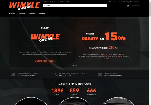 Płyty gramofonowe, kompaktowe i kasety magnetofonowe od Winyle Online Płyty gramofonowe, kompaktowe i kasety magnetofonowe od Winyle Online