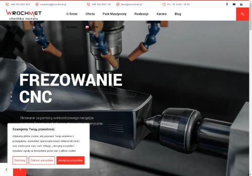 Frezowanie cnc Poznań Frezowanie cnc Poznań