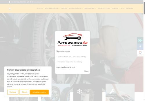 Wulkanizacja 24h Wawelska 5, Parowcowa 4a Wulkanizacja 24h Wawelska 5, Parowcowa 4a
