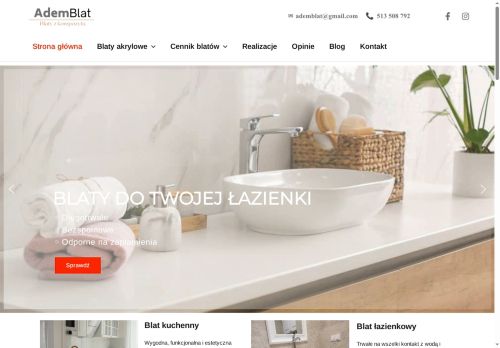 Ademblat Blaty kompozytowe Warszawa