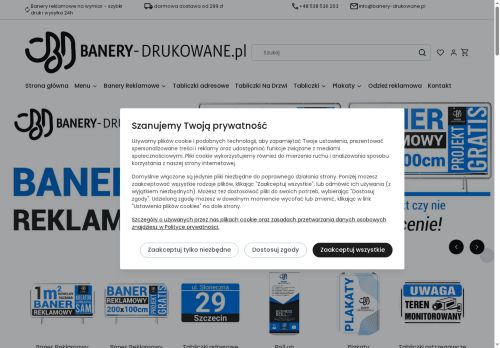 Banery reklamowe i materiały promocyjne