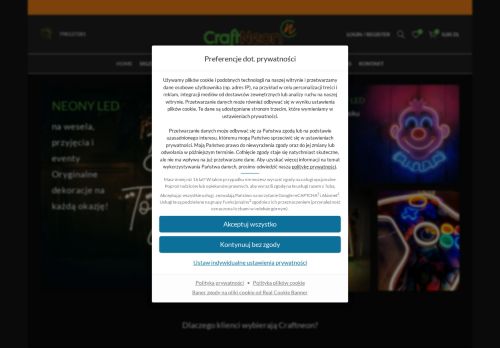 CraftNeon Nowoczesne neony LED dla Twojego wnętr