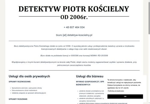 Detektyw Głogów