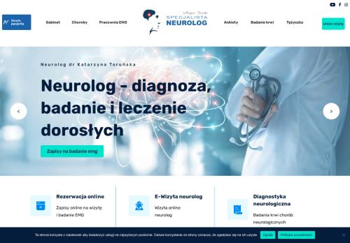 Neurolog dr Katarzyna Toruńska