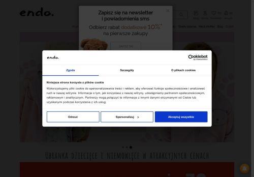 Endo niebanalne ubrania dla dzieci, młodzieży i dorosłych, ubrania dla