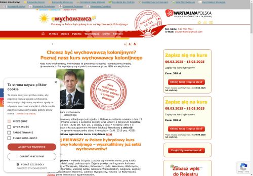 ONLINE kurs na i dla wychowawcow kolonijnych. Szybko i rzeczowo!