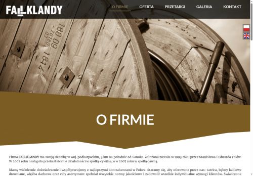 FALLKLANDY Drewno Tartaczne Najwyższej Jakości