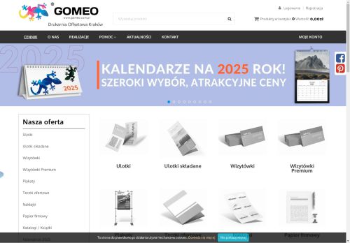 Gomeo drukarnia cyfrowa, offsetowa, Kraków