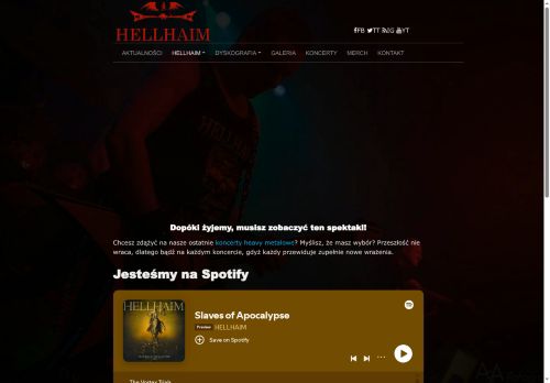 Koncerty heavy metalowe w Polsce i nie tylko