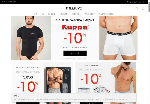 Mastivo, hurtownia bielizny damskiej i męskiej