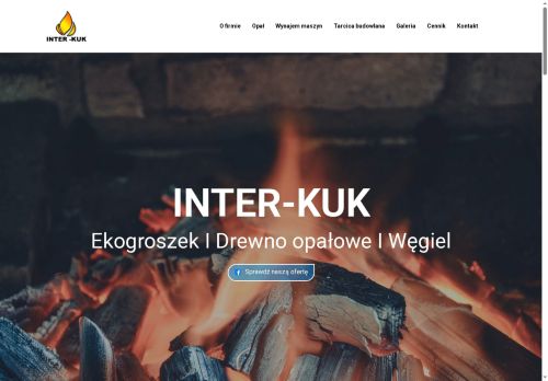 Drewno opałowe kominkowe węgiel skład opału InterKuk