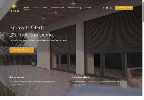 Rolety, plisy i żaluzje Krismar