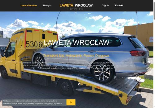 Auto laweta Wrocław.