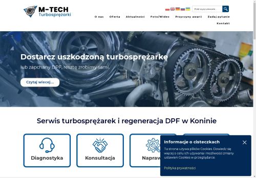 Naprawa turbosprężarek, czyszczenie dpf,