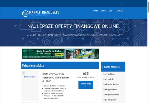 MarketFinansow : Twój pasaż finansowy