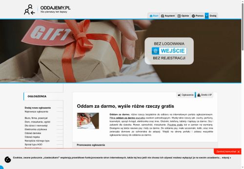 Najpopularniejsze serwisy do oddawania za darmo