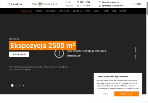Ukladanie kostki brukowej Omegabruk Sp. z o.o.