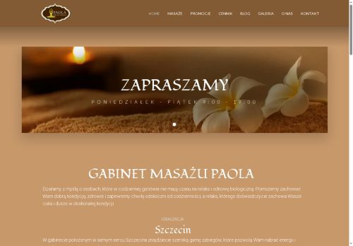 Gabinet Masażu Paola Szczecin