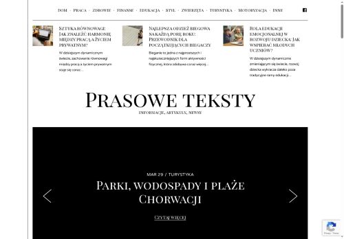 Prasowe teksty, Twoje źródło informacji