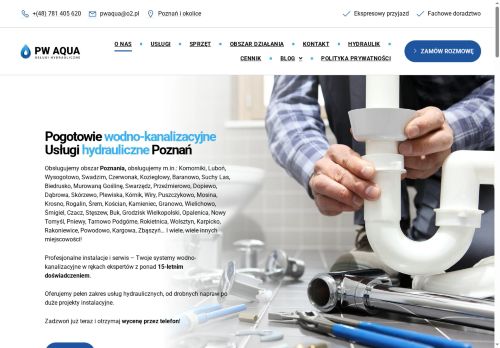 Pogotowie kanalizacyjne i hydrauliczne Pwaqua