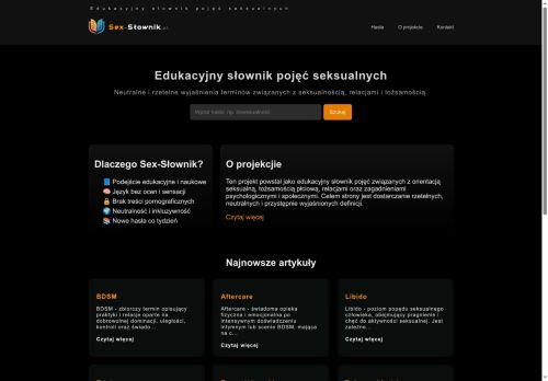 Wyjaśnienie pojęć seksualnych