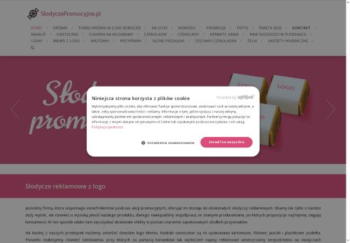 Słodycze reklamowe z logo