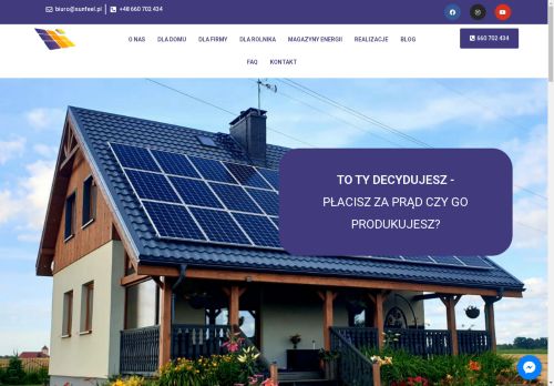 SUNFEEL Energy Fotowoltaika dla Ciebie