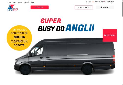 Busy z Polski do Anglii w niskich cenach