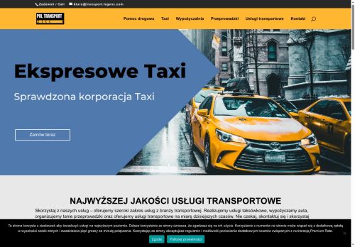 Taxi, wypożyczalnia, przeprowadzki, usługi transportowe, pomoc drogowa