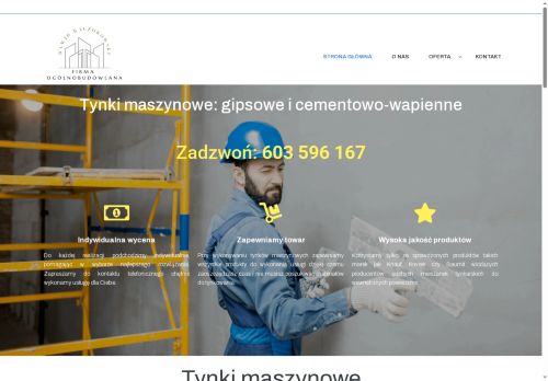 Usługi ogólnobudowlane, tynki maszynowe Izbica Kujawska