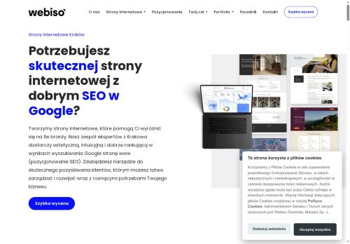 Webiso SEO i projektowanie stron www Krakow Polska