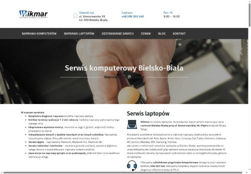 Serwis laptopów i komputerów Wikmar Bielsko-Biała
