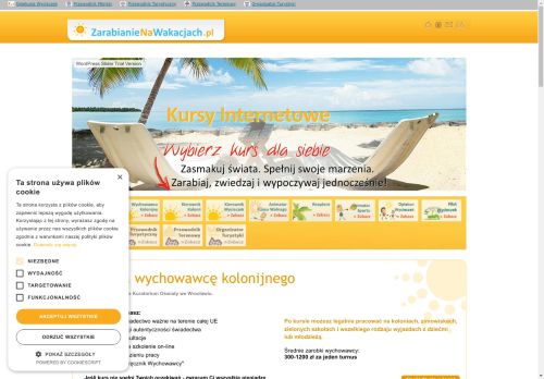ZarabianieNaWakacjach pl: kursy z branzy turystycznej